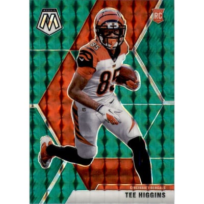 2020 Panini Mosaic Mosaic Green #213 Tee Higgins