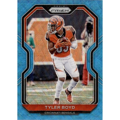 2020 Panini Prizm Prizms Blue Wave #48 Tyler Boyd