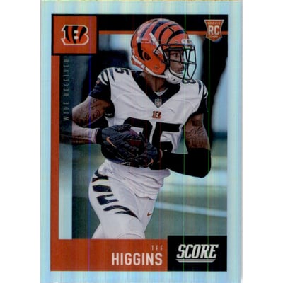2020 Score Silver #450 Tee Higgins CHRONICLES