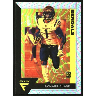 2021 Panini Chronicles Flux Rookies Silver #12 Ja'Marr Chase