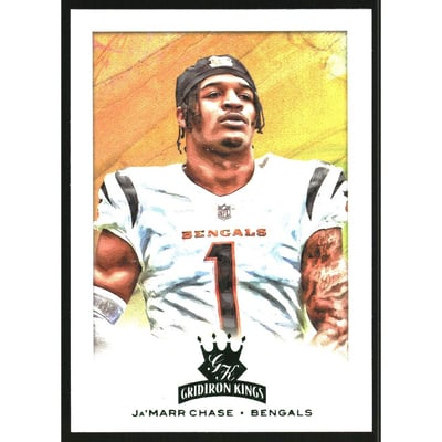 2021 Panini Chronicles Gridiron Kings Green #24 Ja'Marr Chase