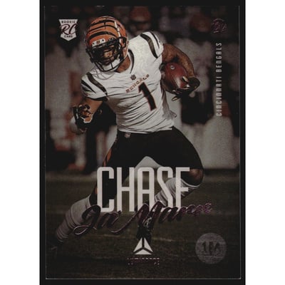 2021 Panini Chronicles Luminance Update Rookies Pink #212 Ja'Marr Chase