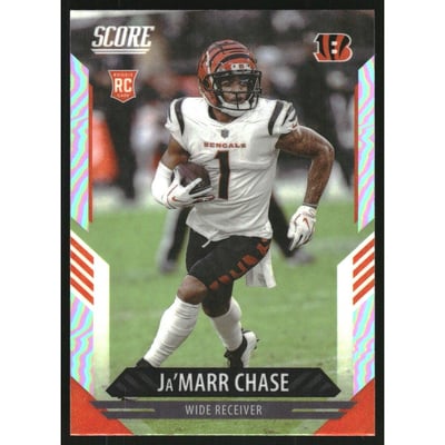 2021 Panini Chronicles Score Update Rookies Silver #412 Ja'Marr Chase