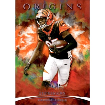 2021 Panini Origins Orange #21 Tee Higgins