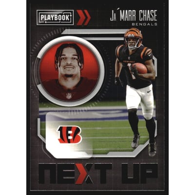 2021 Panini Playbook Next Up #15 Ja'Marr Chase