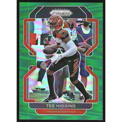 2021 Panini Prizm Prizms Green #271 Tee Higgins