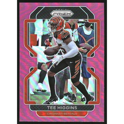 2021 Panini Prizm Prizms Pink #271 Tee Higgins