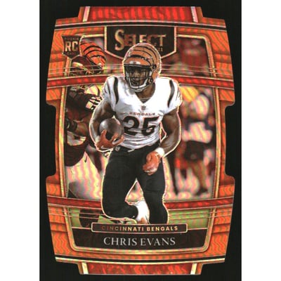 2021 Select Prizm Orange Die Cut #96 Chris Evans