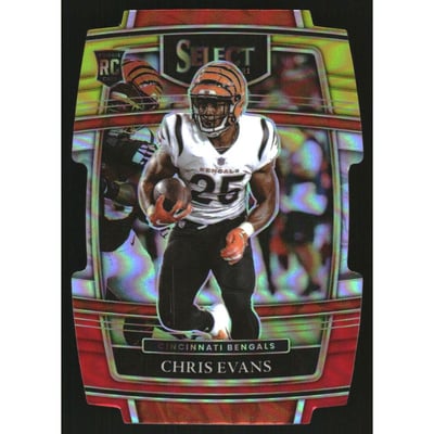 2021 Select Prizm Red and Yellow Die Cut #96 Chris Evans