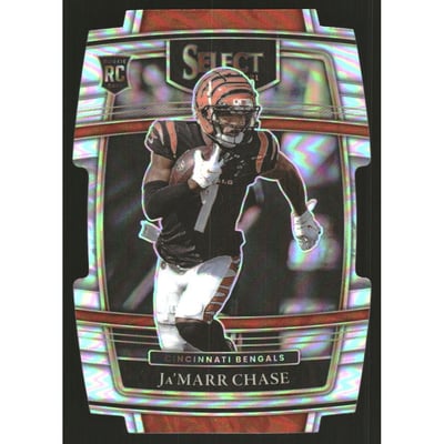 2021 Select Prizm Silver Die Cut #47 Ja'Marr Chase
