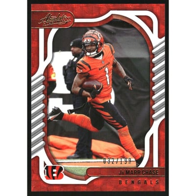 2022 Absolute Orange Mosaic #43 Ja'Marr Chase