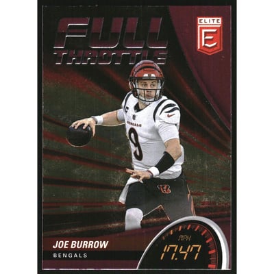 2022 Elite Full Throttle Pink #16 Joe Burrow