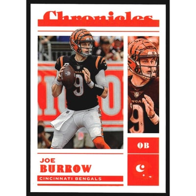 2022 Panini Chronicles Orange #5 Joe Burrow