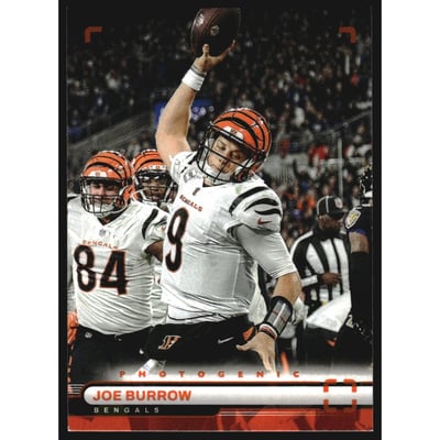 2022 Panini Chronicles Photogenic Orange #2 Joe Burrow
