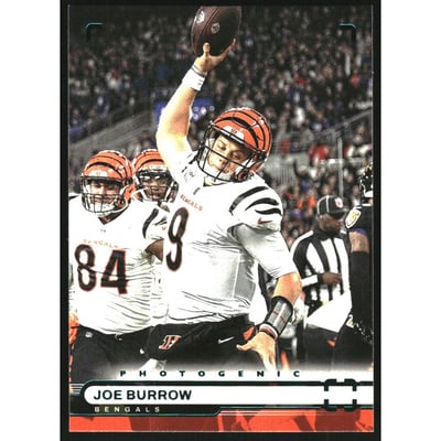 2022 Panini Chronicles Photogenic Teal #2 Joe Burrow