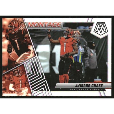 2022 Panini Mosaic Montage Silver #23 Ja'Marr Chase