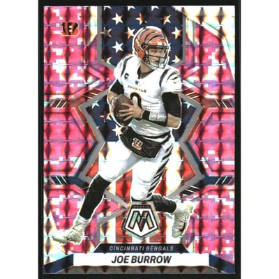2022 Panini Mosaic Mosaic Camo Pink #255 Joe Burrow NP