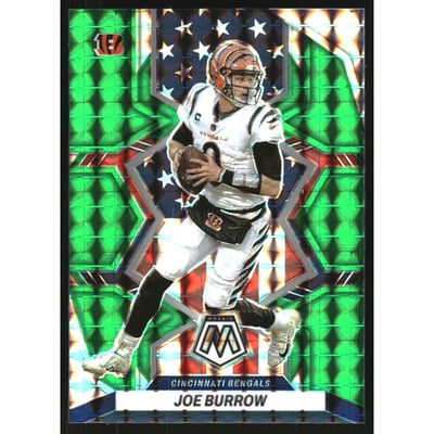 2022 Panini Mosaic Mosaic Green #255 Joe Burrow NP