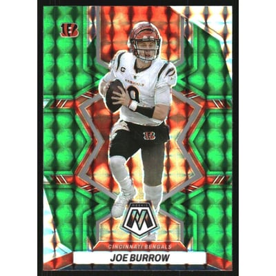 2022 Panini Mosaic Mosaic Green #39 Joe Burrow