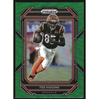 2022 Panini Prizm Prizms Green #59 Tee Higgins