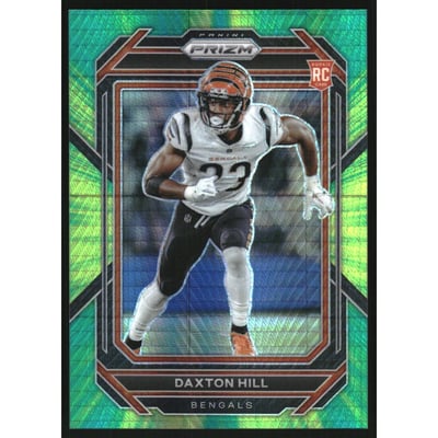2022 Panini Prizm Prizms Hyper #379 Daxton Hill