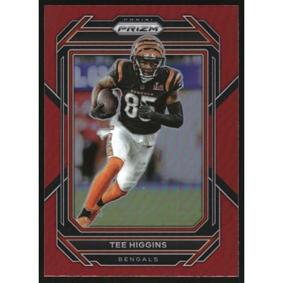 2022 Panini Prizm Prizms Red #59 Tee Higgins