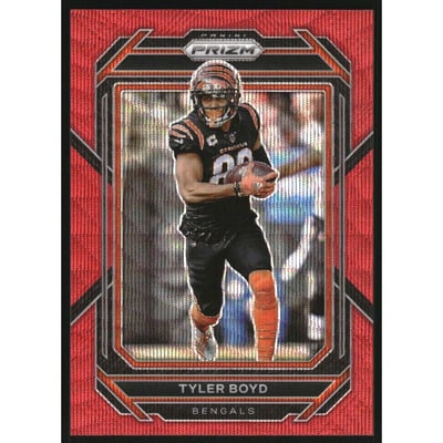 2022 Panini Prizm Prizms Red Wave #60 Tyler Boyd