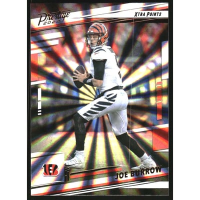 2022 Prestige Xtra Points Sunburst #57 Joe Burrow