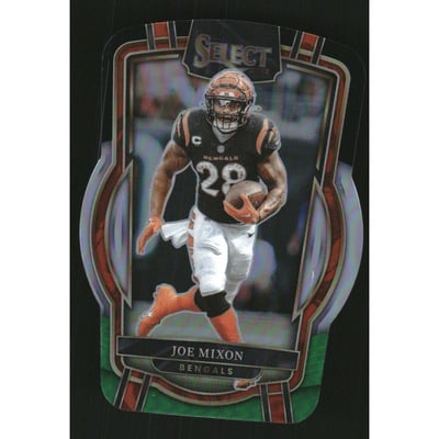 2022 Select Prizm Black and Green Die Cut #281 Joe Mixon