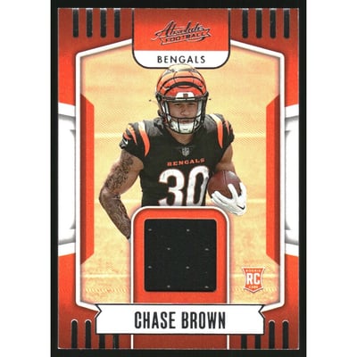 2023 Absolute Absolute Rookie Materials #39 Chase Brown