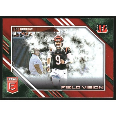 2023 Elite Field Vision Green #8 Joe Burrow