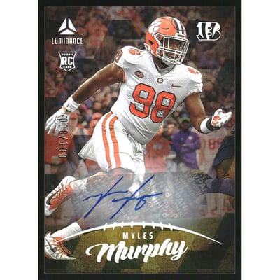 2023 Panini Luminance Autographs Gold #159 Myles Murphy/100