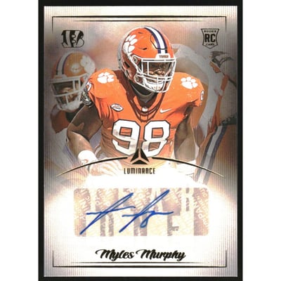 2023 Panini Luminance Year One Signatures #2 Myles Murphy