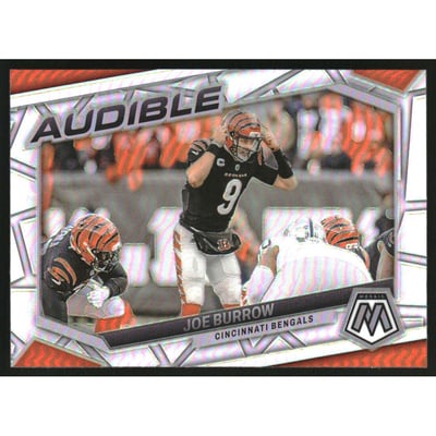2023 Panini Mosaic Audible Silver #14 Joe Burrow