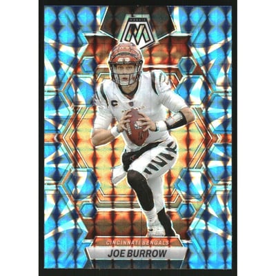 2023 Panini Mosaic Mosaic Reactive Blue #40 Joe Burrow