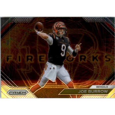 2023 Panini Prizm Fireworks #8 Joe Burrow