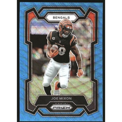 2023 Panini Prizm Prizms Blue Wave #58 Joe Mixon