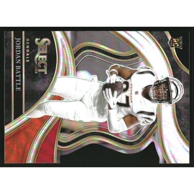 2023 Select Prizm Black and Red Die Cut #253 Jordan Battle