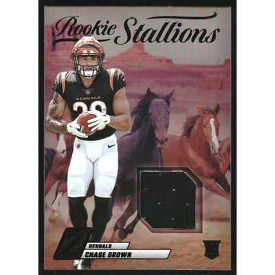 2023 Zenith Rookie Stallions Jerseys #6 Chase Brown