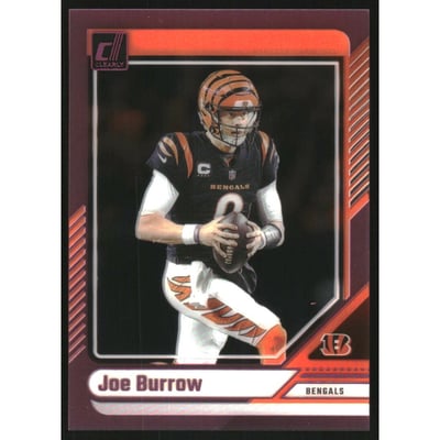 2024 Clearly Donruss Pink #12 Joe Burrow
