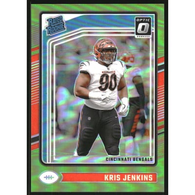 2024 Donruss Optic Lime Green #265 Kris Jenkins RR