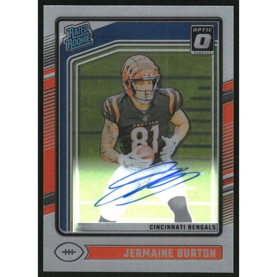 2024 Donruss Optic Rated Rookies RPS Autographs #251 Jermaine Burton