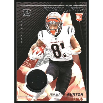 2024 Panini Encore Pinnacle Express Materials #9 Jermaine Burton