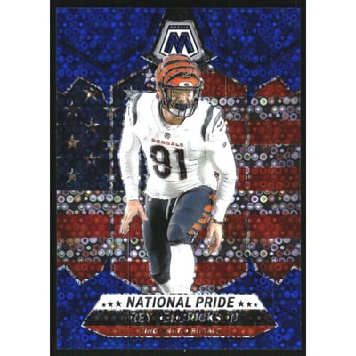 2024 Panini Mosaic Mosaic No Huddle Blue #267 Trey Hendrickson NP