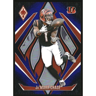 2024 Panini Phoenix Blue Fade #72 Ja'Marr Chase