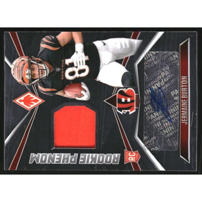2024 Panini Phoenix Rookie Phenoms Jersey Autographs #35 Jermaine Burton