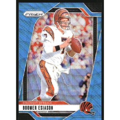 2024 Panini Prizm Prizms Blue Wave #61 Boomer Esiason