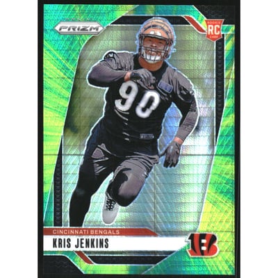 2024 Panini Prizm Prizms Hyper #364 Kris Jenkins