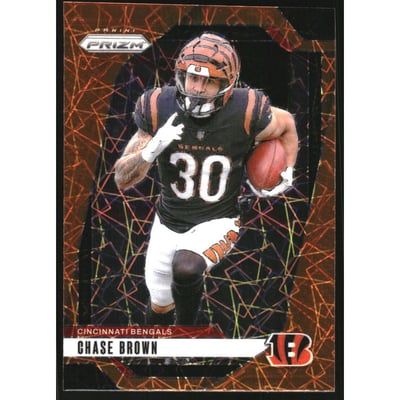 2024 Panini Prizm Prizms Lazer #60 Chase Brown