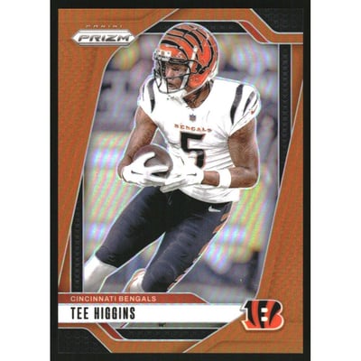 2024 Panini Prizm Prizms Orange #58 Tee Higgins